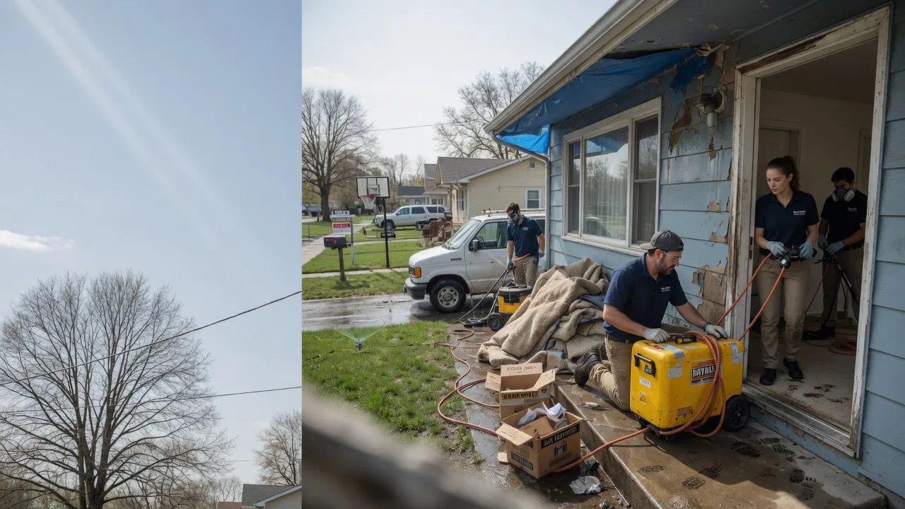 Basement Flood Cleanup in Glenmont, OH near me